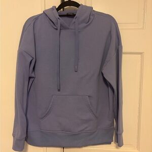 Woman Light blue/lavender  Pullover Hoodie Sweatshirt